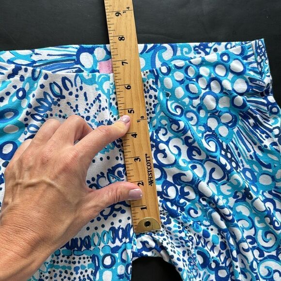 LILLY‎ PULITZER Women's XXS Georgia May Palazzo Pant Resort White Midnight Blue - Picture 13 of 14